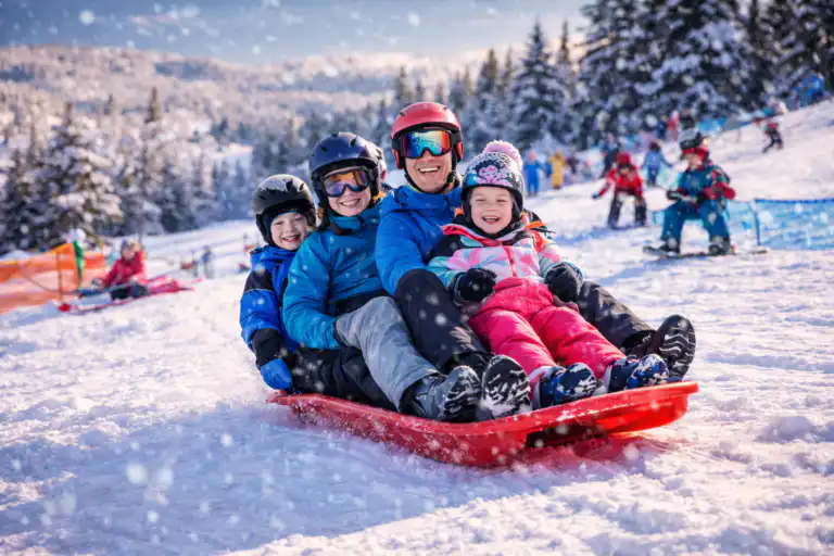 Tobogganing and family snow play ​