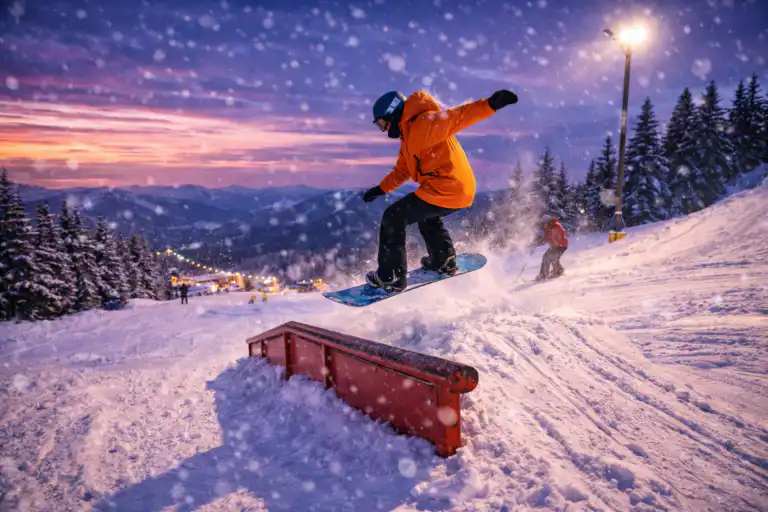 Terrain parks and twilight sessions for more confident riders ​