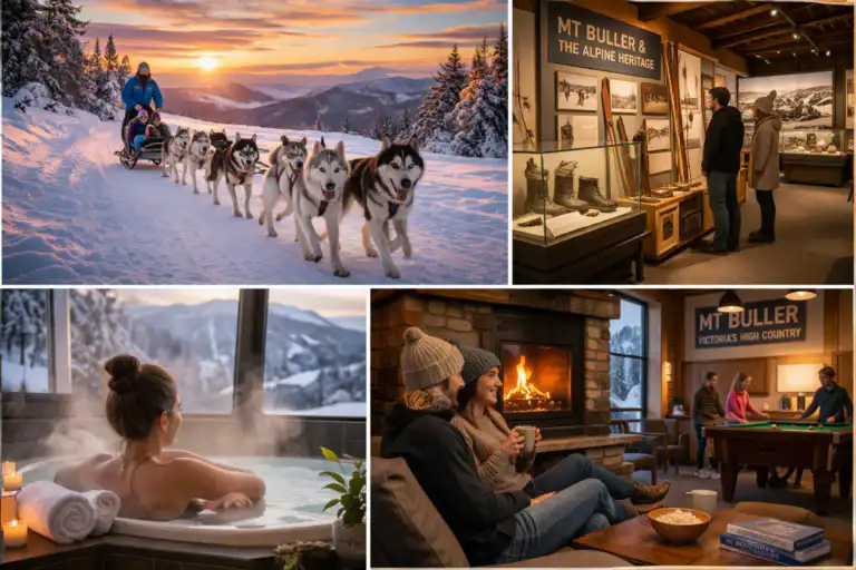 Dog sled tours, museum visits, spa time and indoor options​